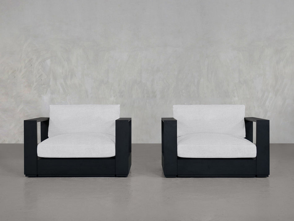 Double Armchairs Aluminum Outdoor - 7th Avenue