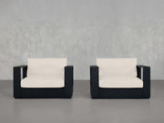 Double Armchairs Aluminum Outdoor - 7th Avenue