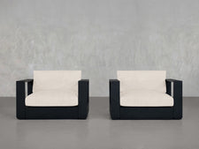 Double Armchairs Aluminum Outdoor - 7th Avenue