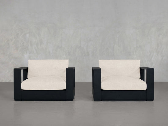 Double Armchairs Aluminum Outdoor - 7th Avenue