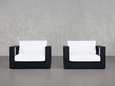 Double Armchairs Aluminum Outdoor - 7th Avenue