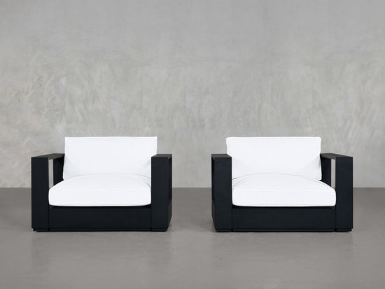 Double Armchairs Aluminum Outdoor - 7th Avenue