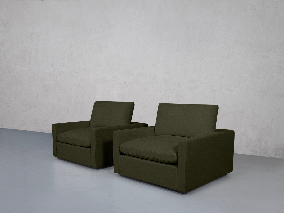 Double Armchairs (Thin Arms) - 7th Avenue