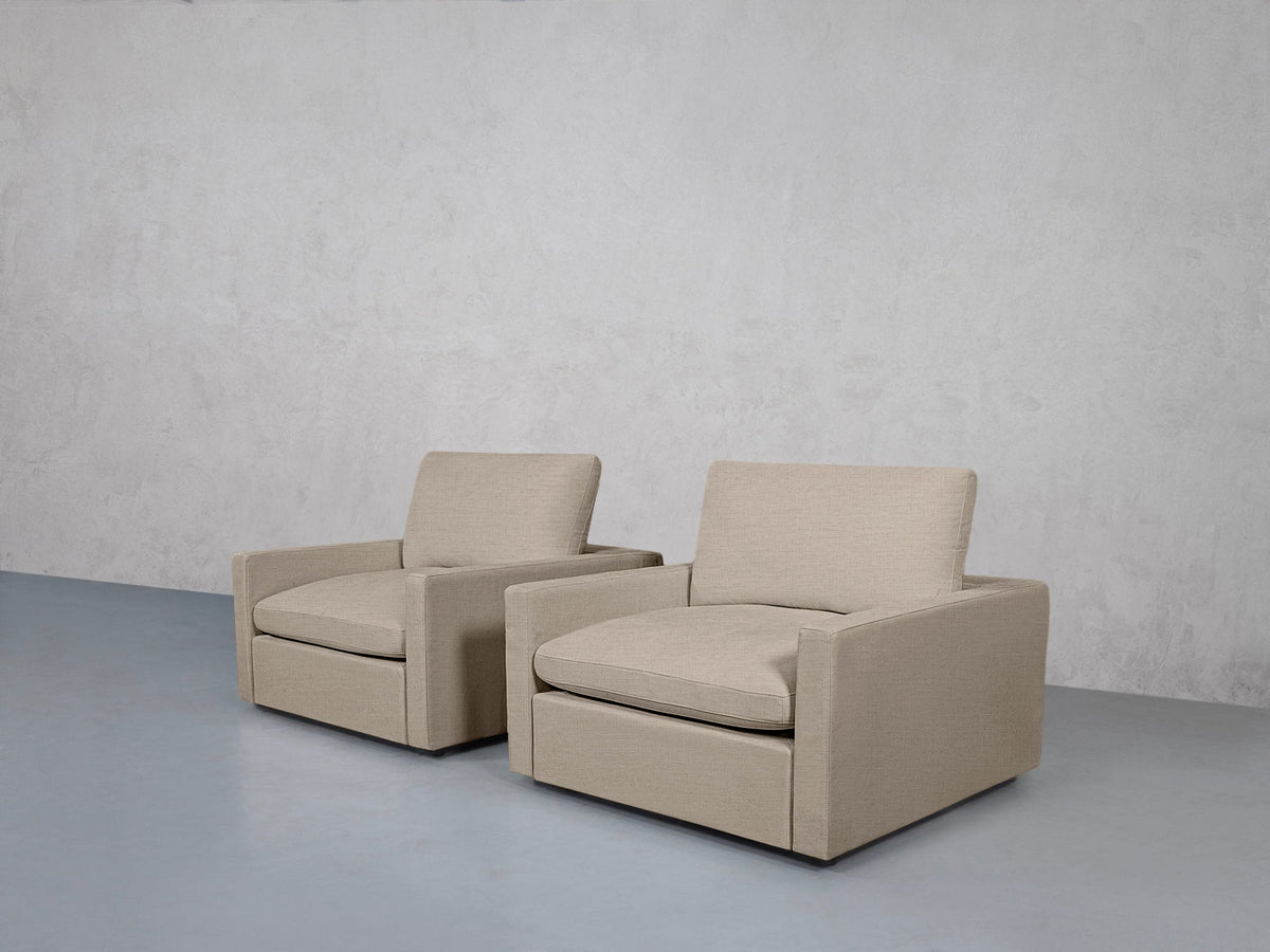 Double Armchairs (Thin Arms) - 7th Avenue