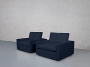 Double Armchairs (Thin Arms) - 7th Avenue