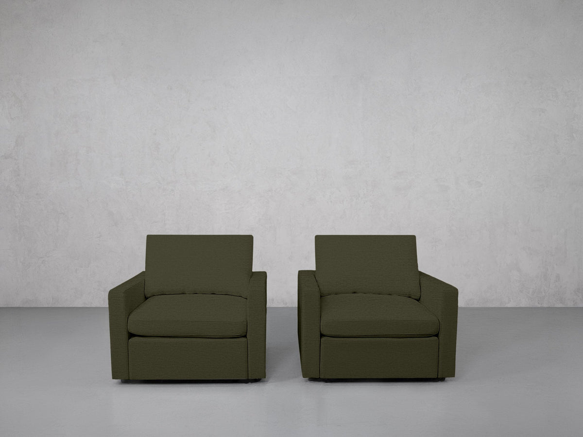 Double Armchairs (Thin Arms) - 7th Avenue