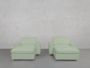 Double Armchairs with Ottomans - 7th Avenue