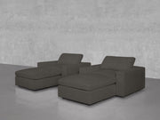 Double Armchairs with Ottomans - 7th Avenue