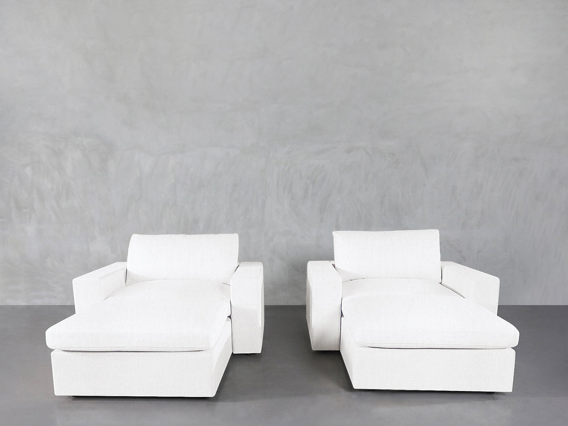 Double Armchairs with Ottomans - 7th Avenue