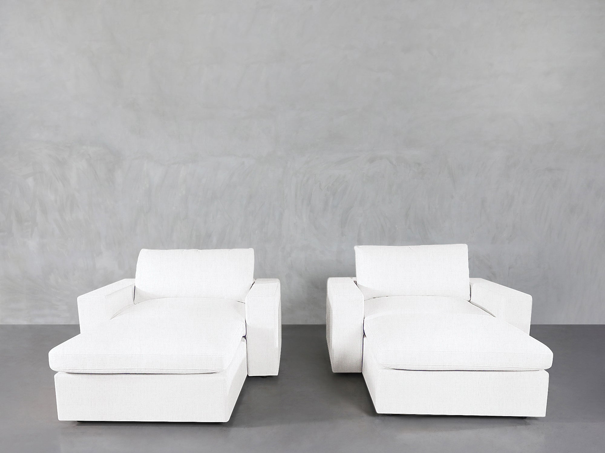 Double Armchairs with Ottomans - 7th Avenue