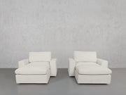 Double Armchairs with Ottomans - 7th Avenue