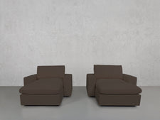 Double Armchairs with Ottomans - 7th Avenue