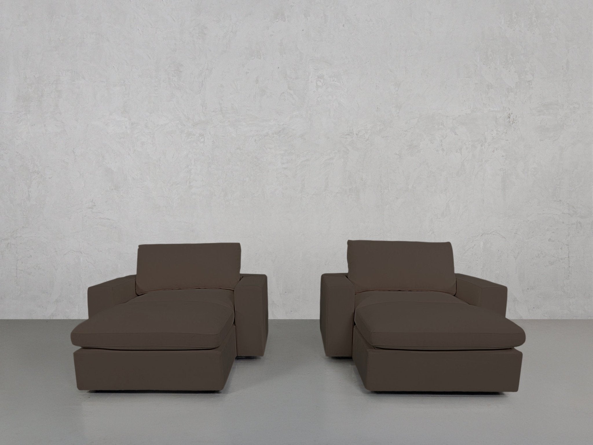Double Armchairs with Ottomans - 7th Avenue