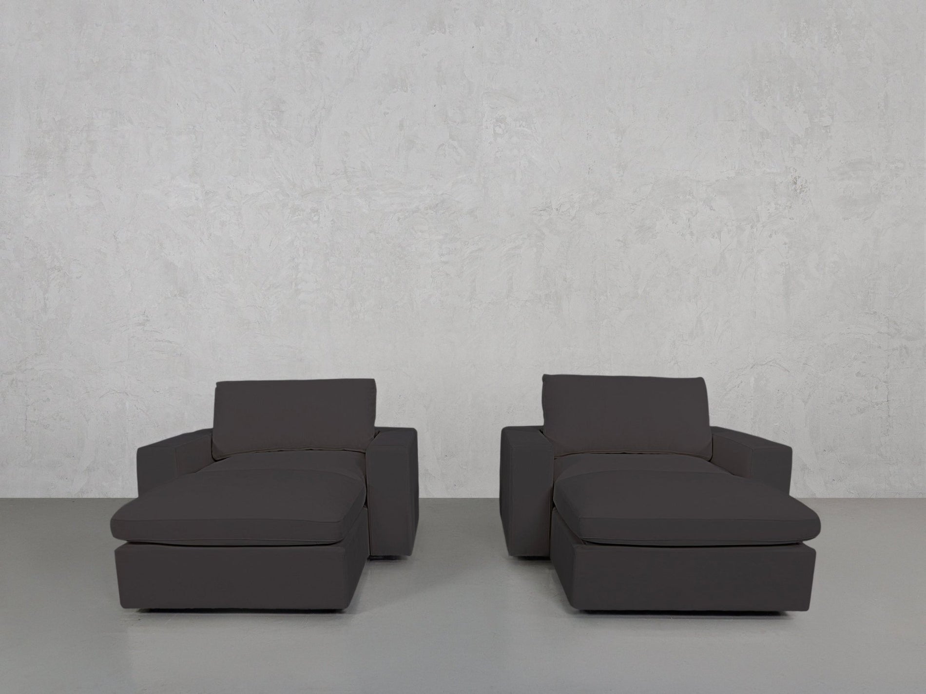 Double Armchairs with Ottomans - 7th Avenue