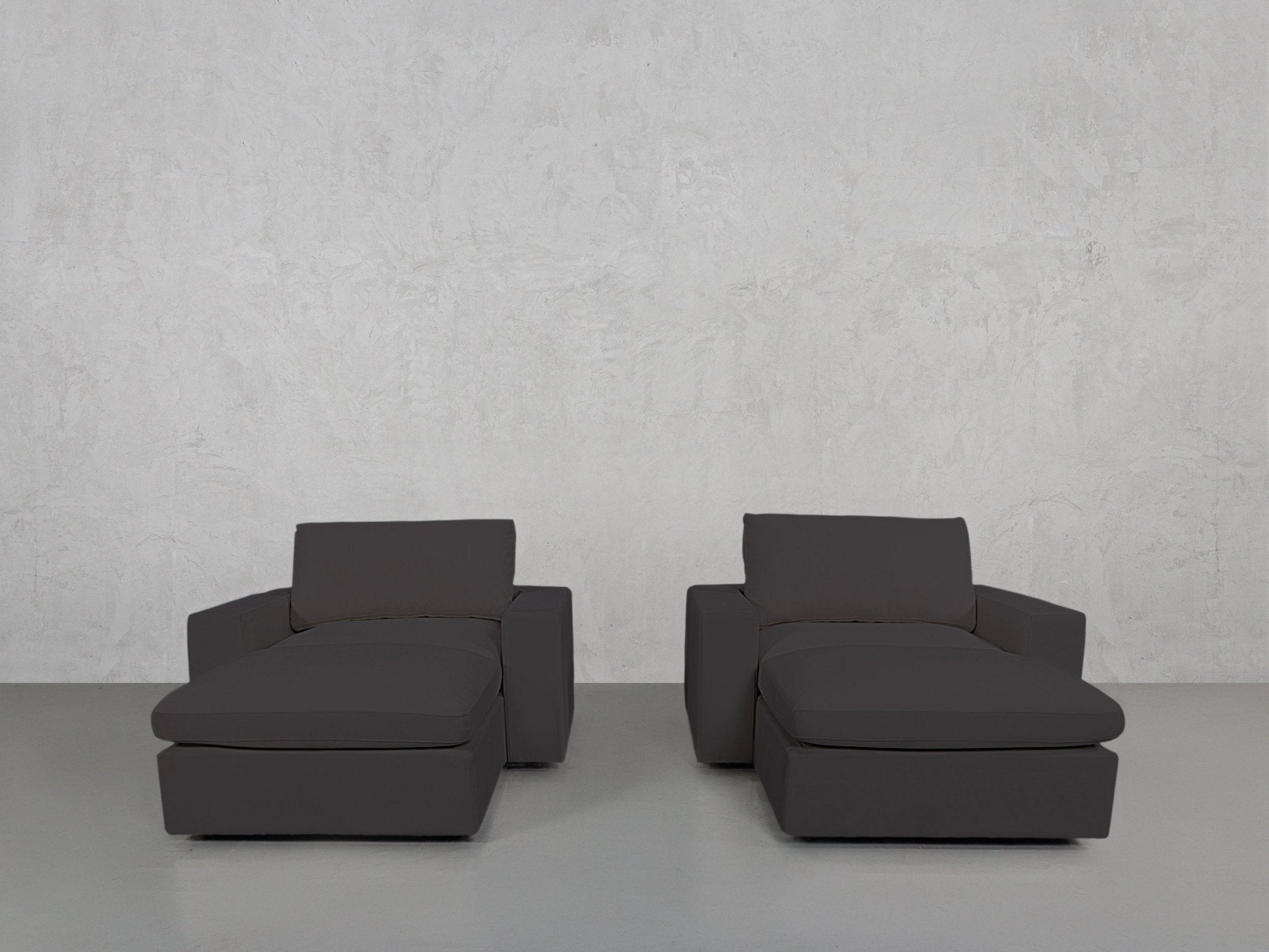 Double Armchairs with Ottomans - 7th Avenue