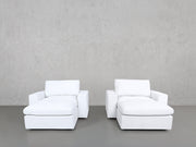Double Armchairs with Ottomans - 7th Avenue