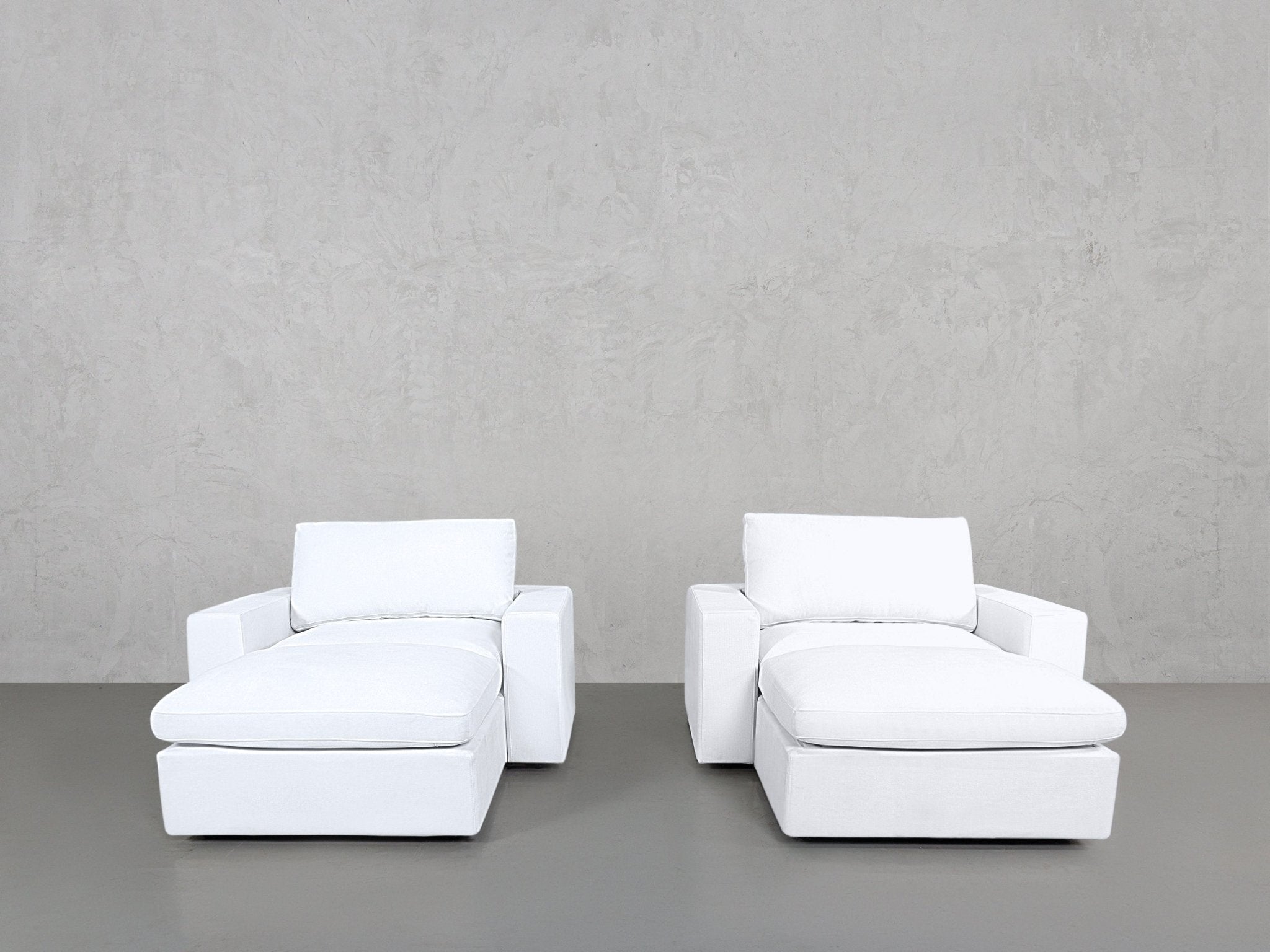 Double Armchairs with Ottomans - 7th Avenue