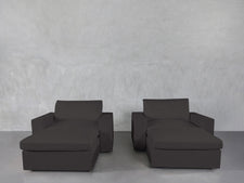 Double Armchairs with Ottomans - 7th Avenue