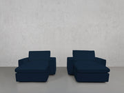 Double Armchairs with Ottomans - 7th Avenue