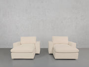 Double Armchairs with Ottomans - 7th Avenue
