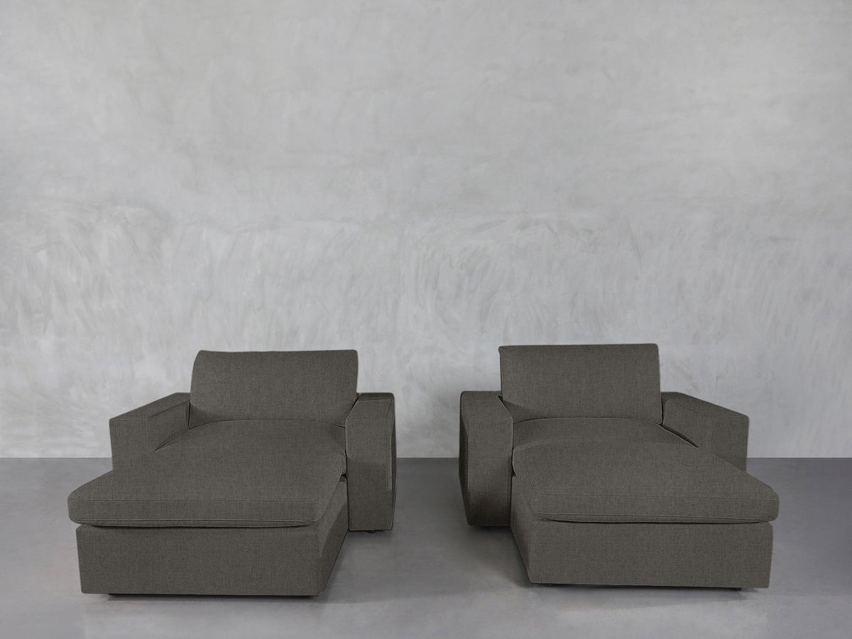 Double Armchairs with Ottomans - 7th Avenue