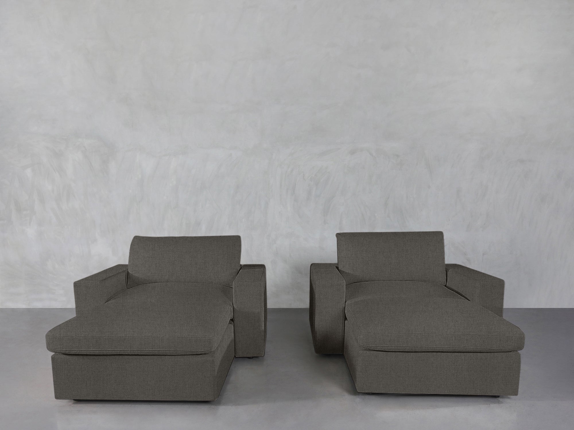 Double Armchairs with Ottomans - 7th Avenue