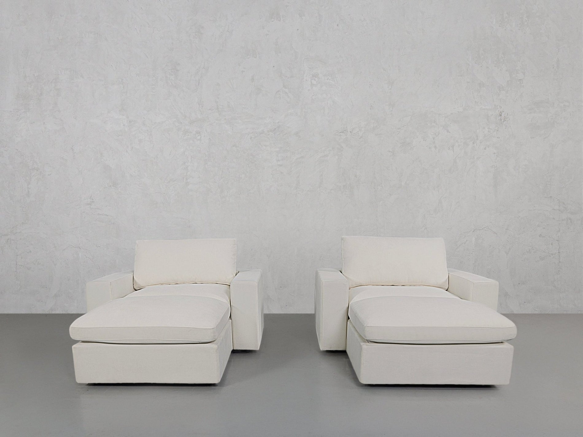 Double Armchairs with Ottomans - 7th Avenue