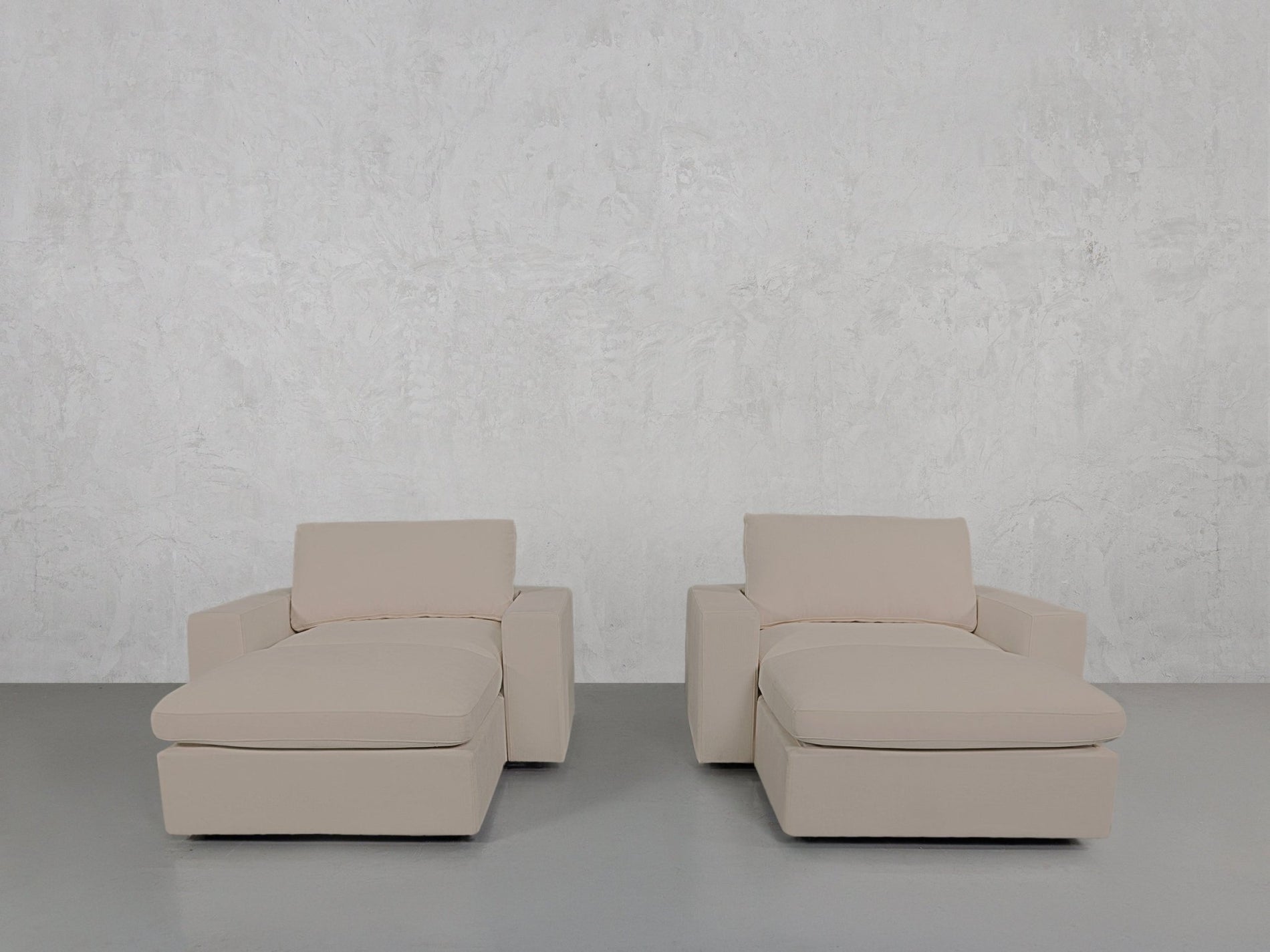 Double Armchairs with Ottomans - 7th Avenue