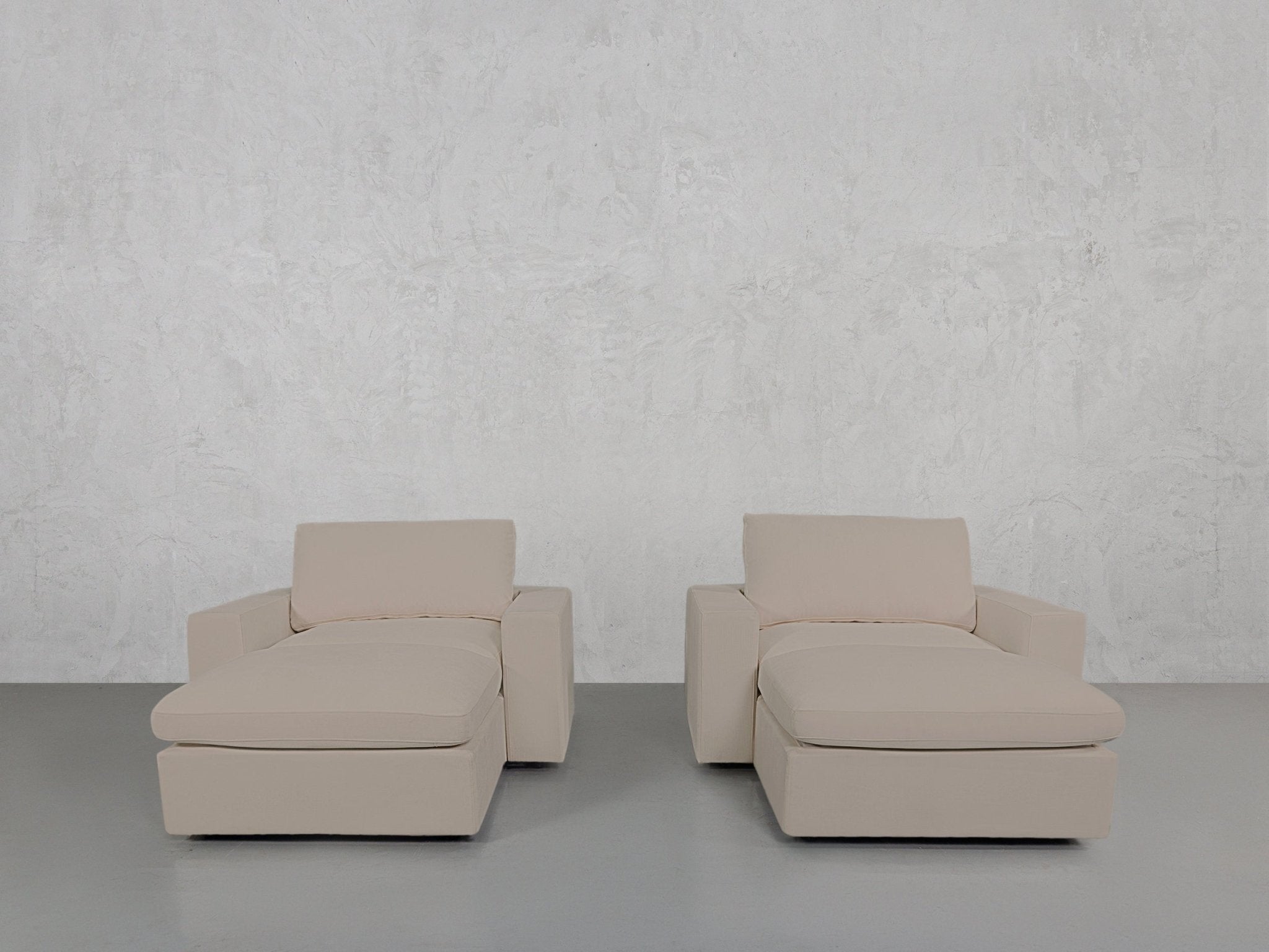 Double Armchairs with Ottomans - 7th Avenue