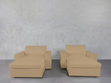 Double Armchairs with Ottomans - 7th Avenue