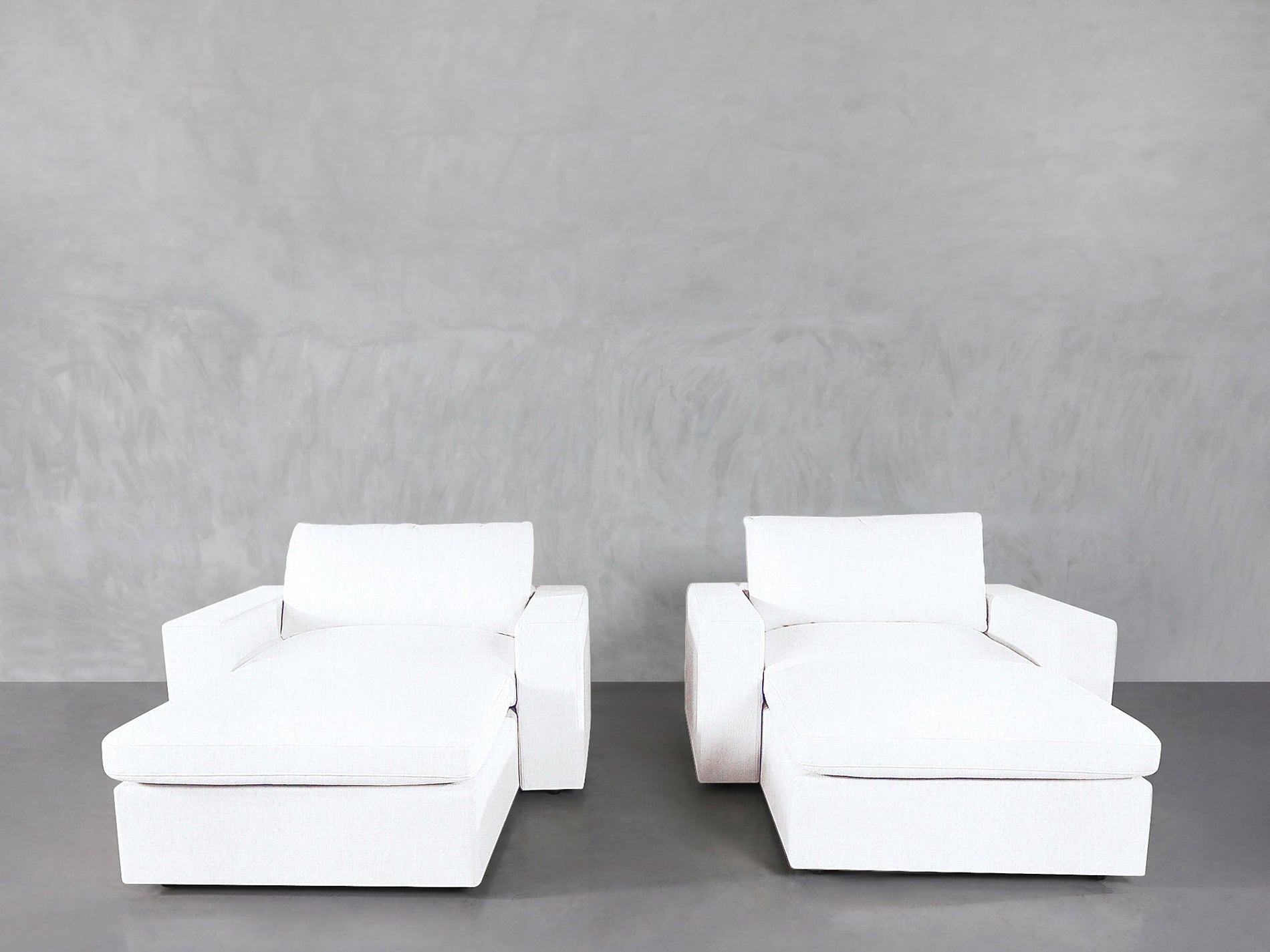 Double Armchairs with Ottomans - 7th Avenue