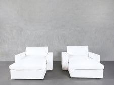 Double Armchairs with Ottomans - 7th Avenue