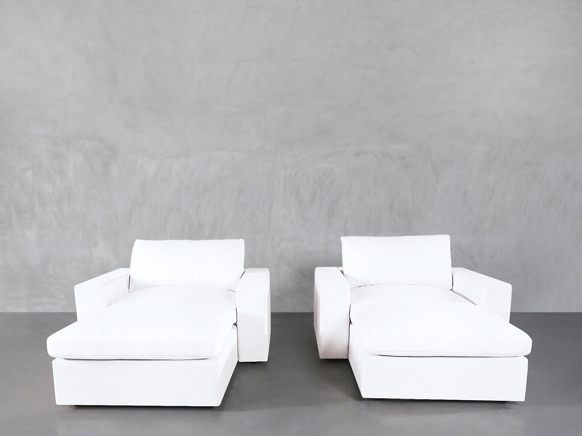 Double Armchairs with Ottomans - 7th Avenue