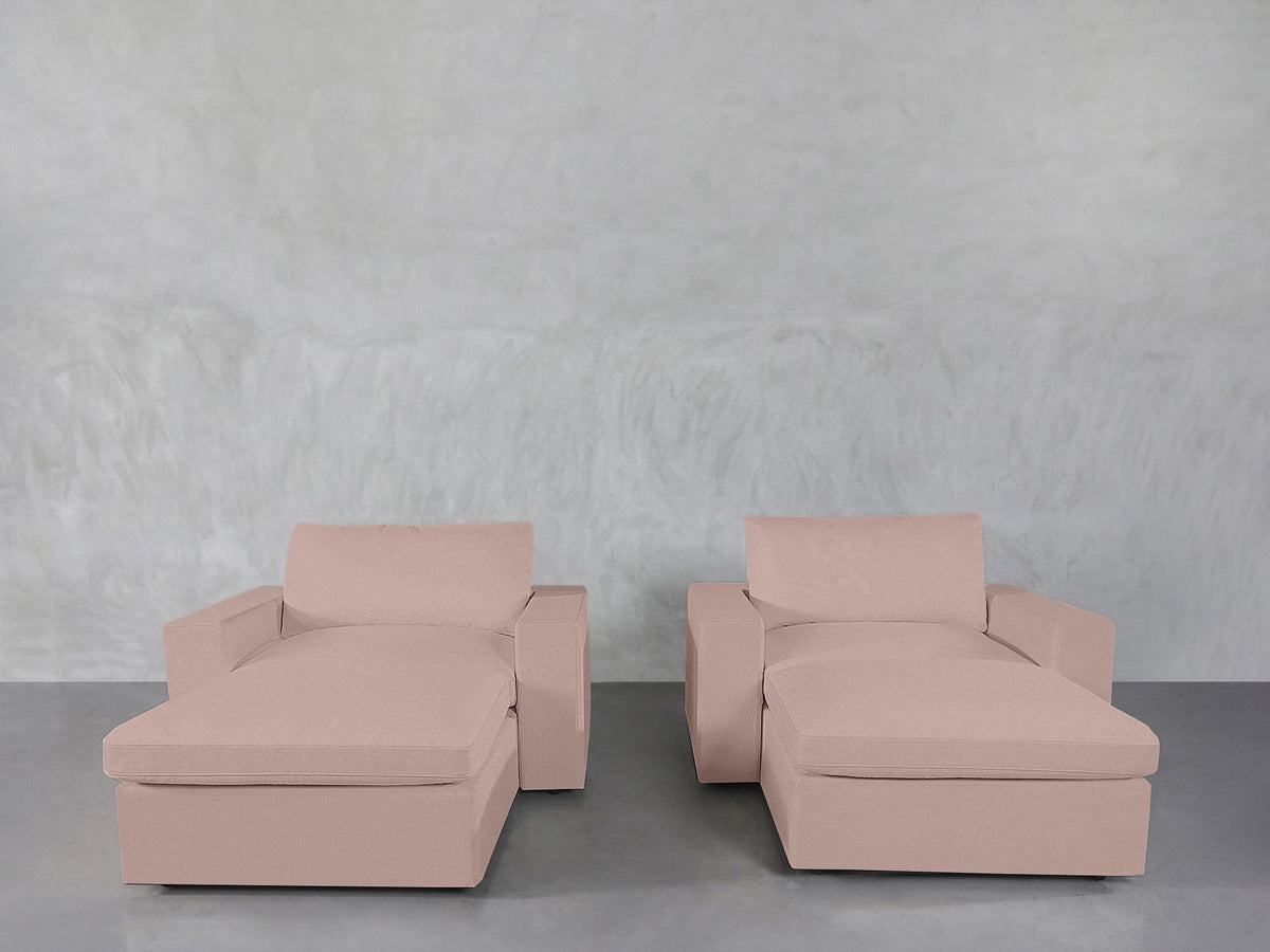 Double Armchairs with Ottomans - 7th Avenue