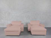 Double Armchairs with Ottomans - 7th Avenue
