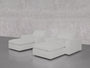 Double Armchairs with Ottomans