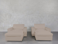 Double Armchairs with Ottomans - 7th Avenue