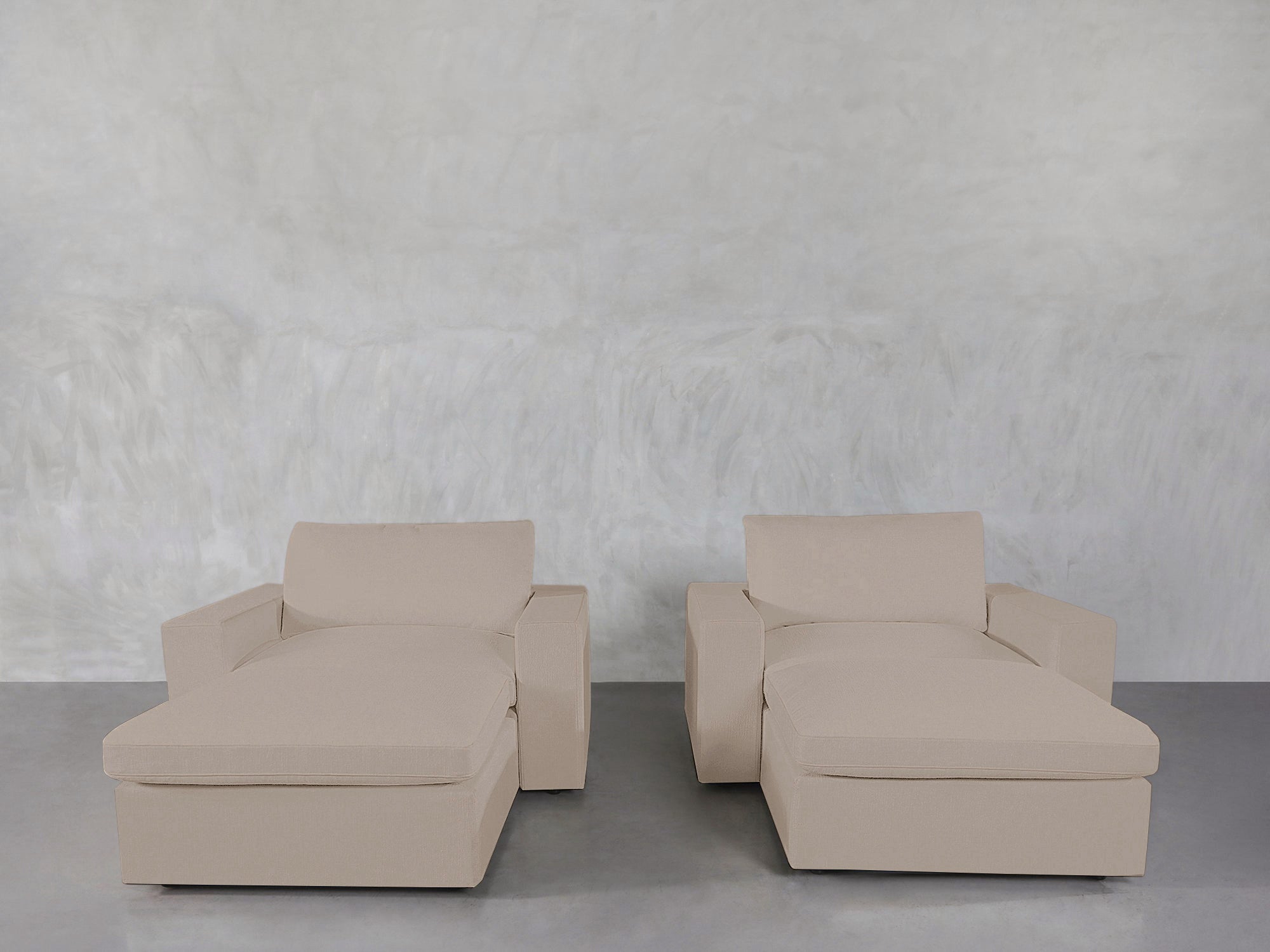 Double Armchairs with Ottomans - 7th Avenue