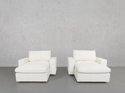 Double Armchairs with Ottomans - 7th Avenue