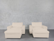 Double Armchairs with Ottomans - 7th Avenue