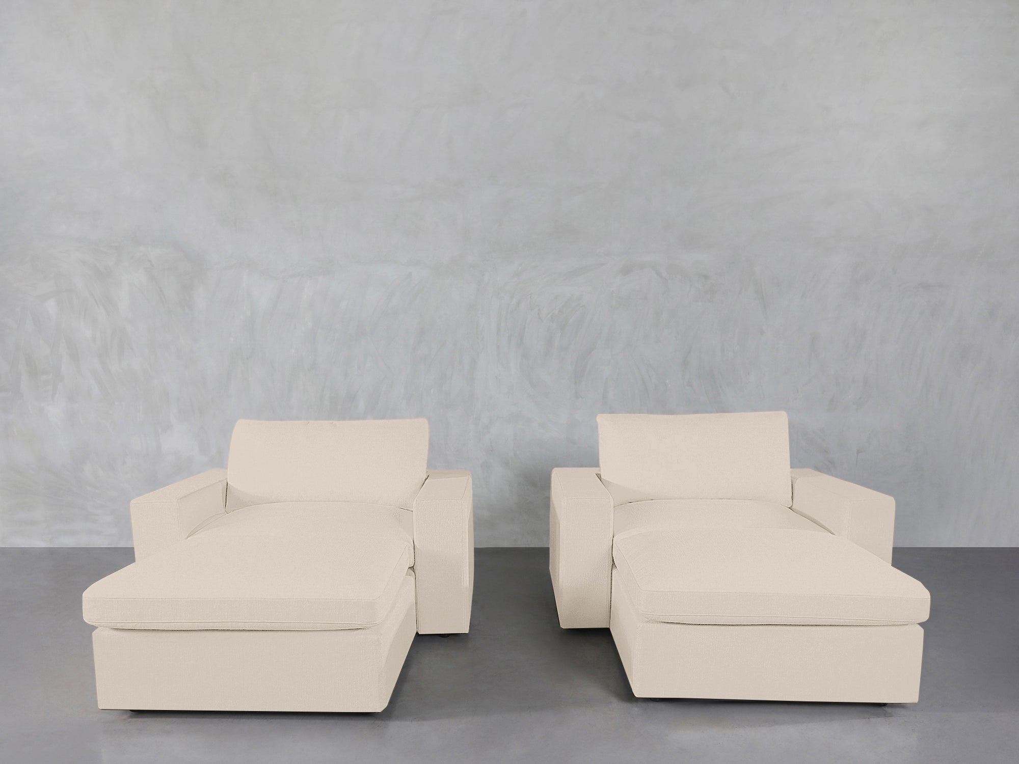 Double Armchairs with Ottomans - 7th Avenue