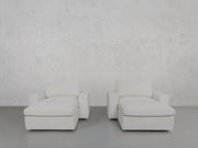 Double Armchairs with Ottomans - 7th Avenue