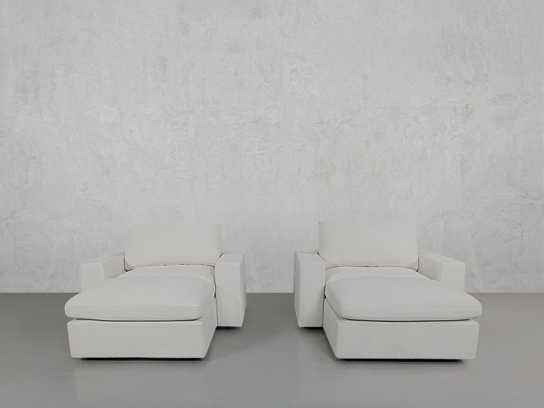 Double Armchairs with Ottomans - 7th Avenue