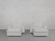 Double Armchairs with Ottomans - 7th Avenue