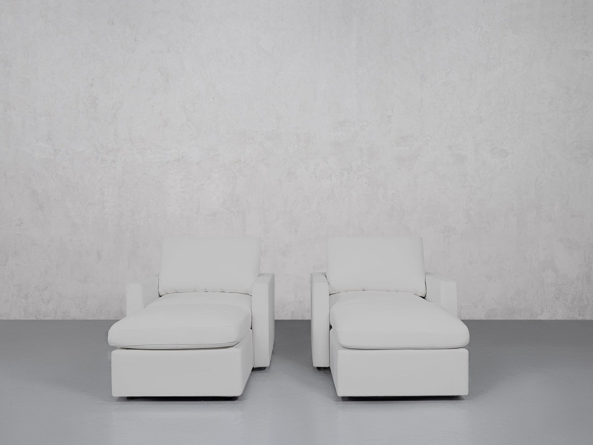 Double Armchairs with Ottomans (Thin Arms) - 7th Avenue