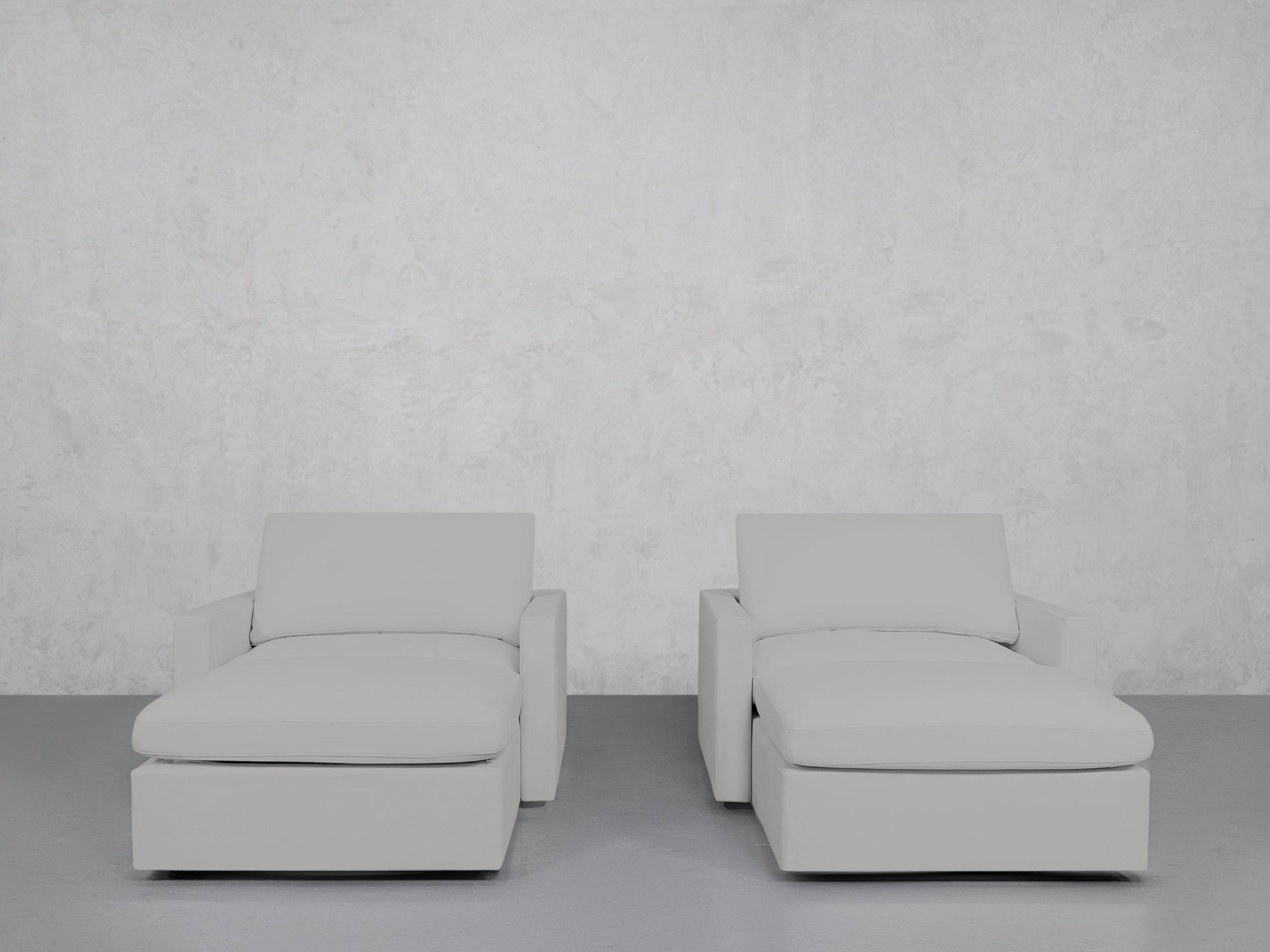 Double Armchairs with Ottomans (Thin Arms) - 7th Avenue
