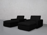 Double Armchairs with Ottomans (Thin Arms) - 7th Avenue