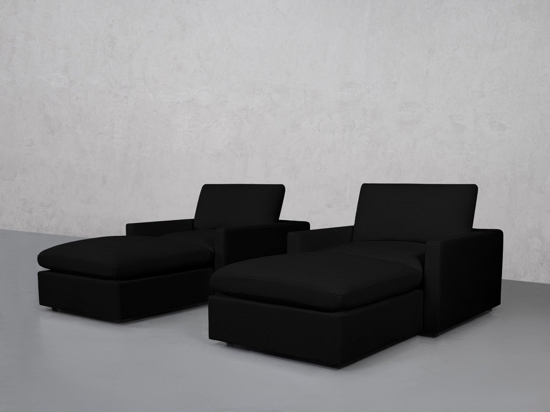 Double Armchairs with Ottomans (Thin Arms) - 7th Avenue