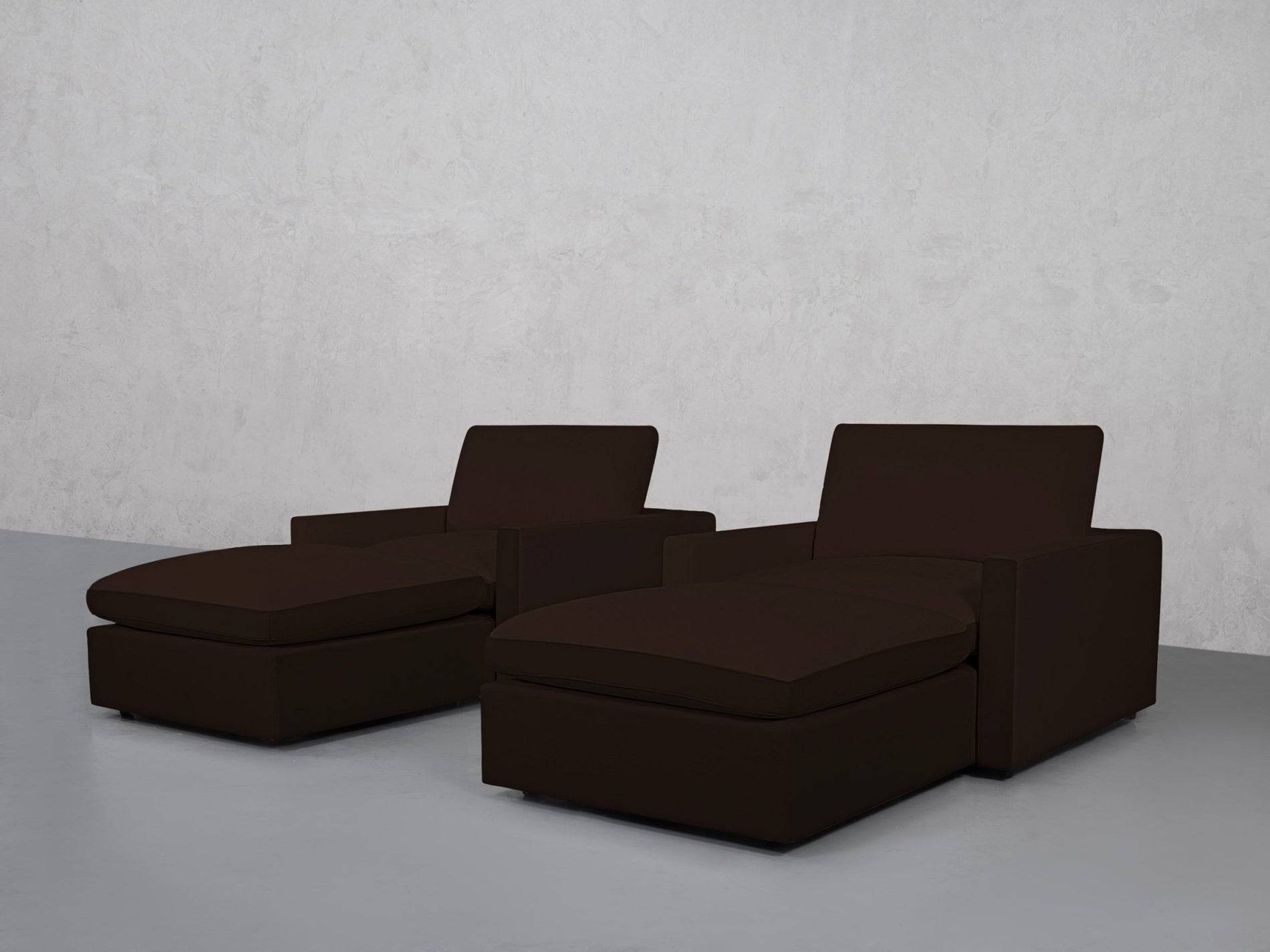Double Armchairs with Ottomans (Thin Arms) - 7th Avenue