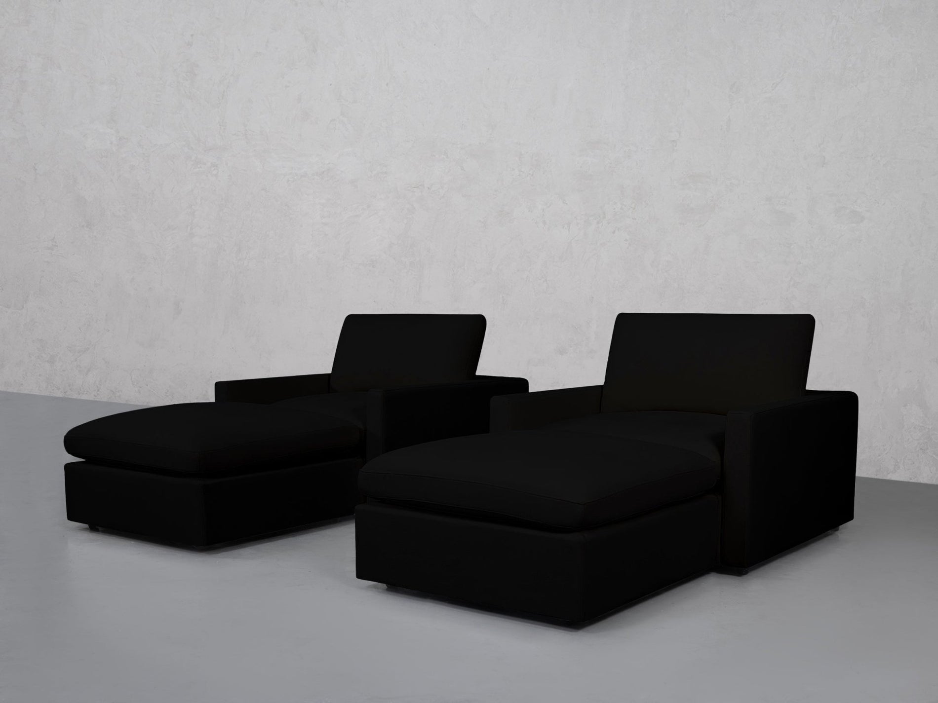 Double Armchairs with Ottomans (Thin Arms) - 7th Avenue